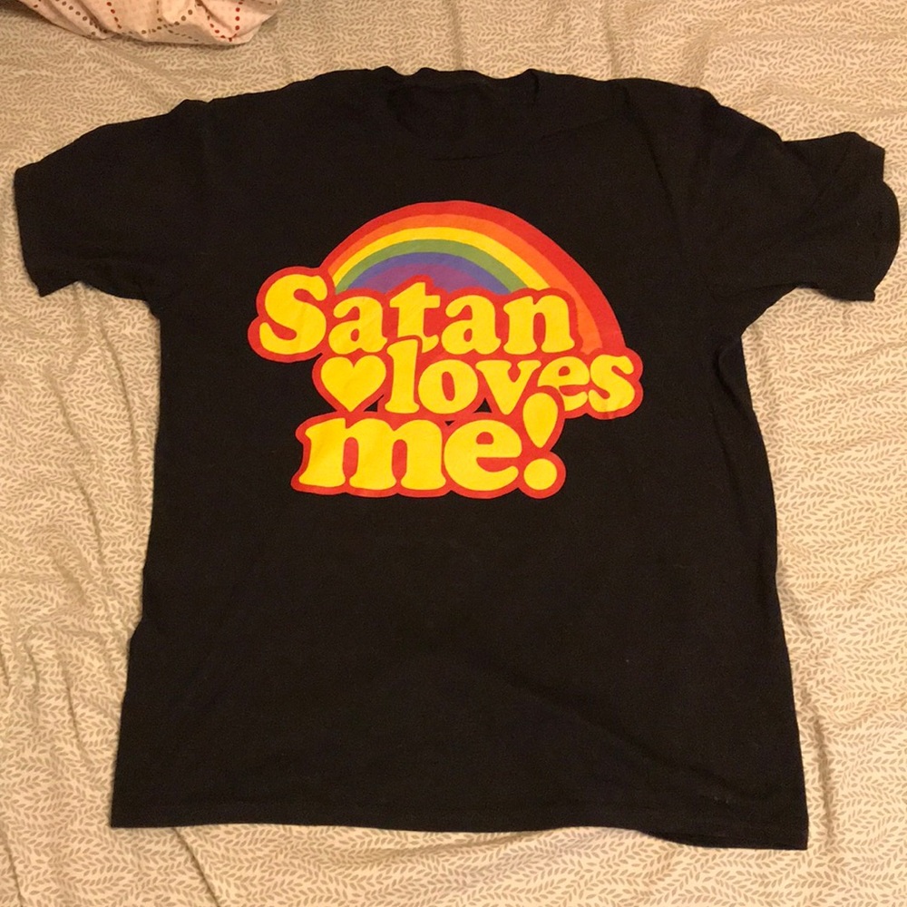 Satan Loves Me T-shirt